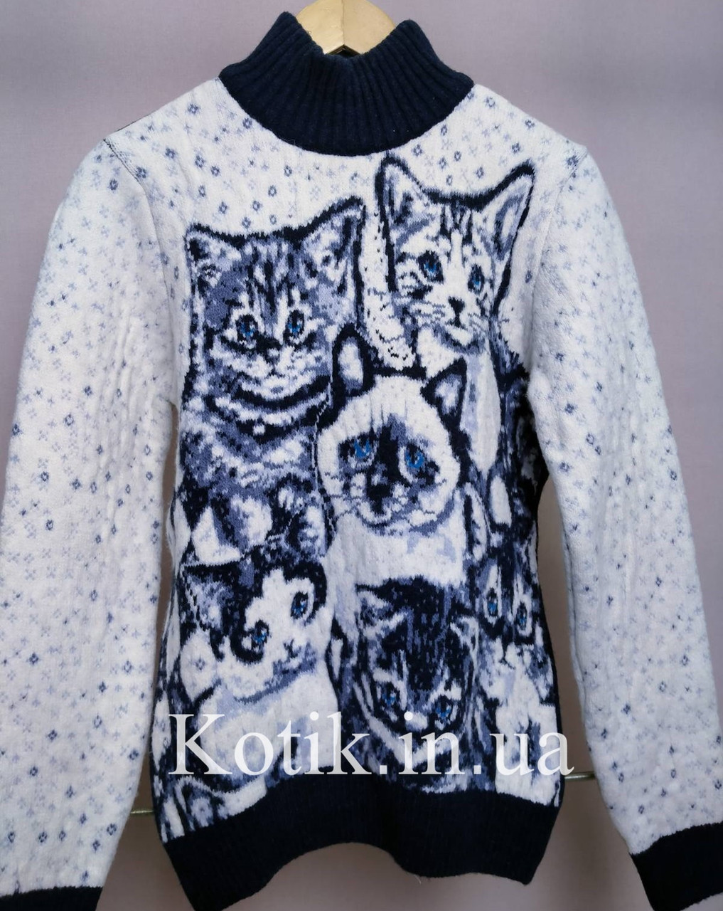 Светр жіночий Pulltonic Родина Котенят, фото 1