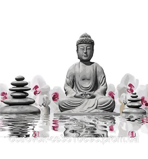 Набор для росписи SY6132 "Мудрость Будды", размером 40х50 см - фото 1 - id-p1529262030