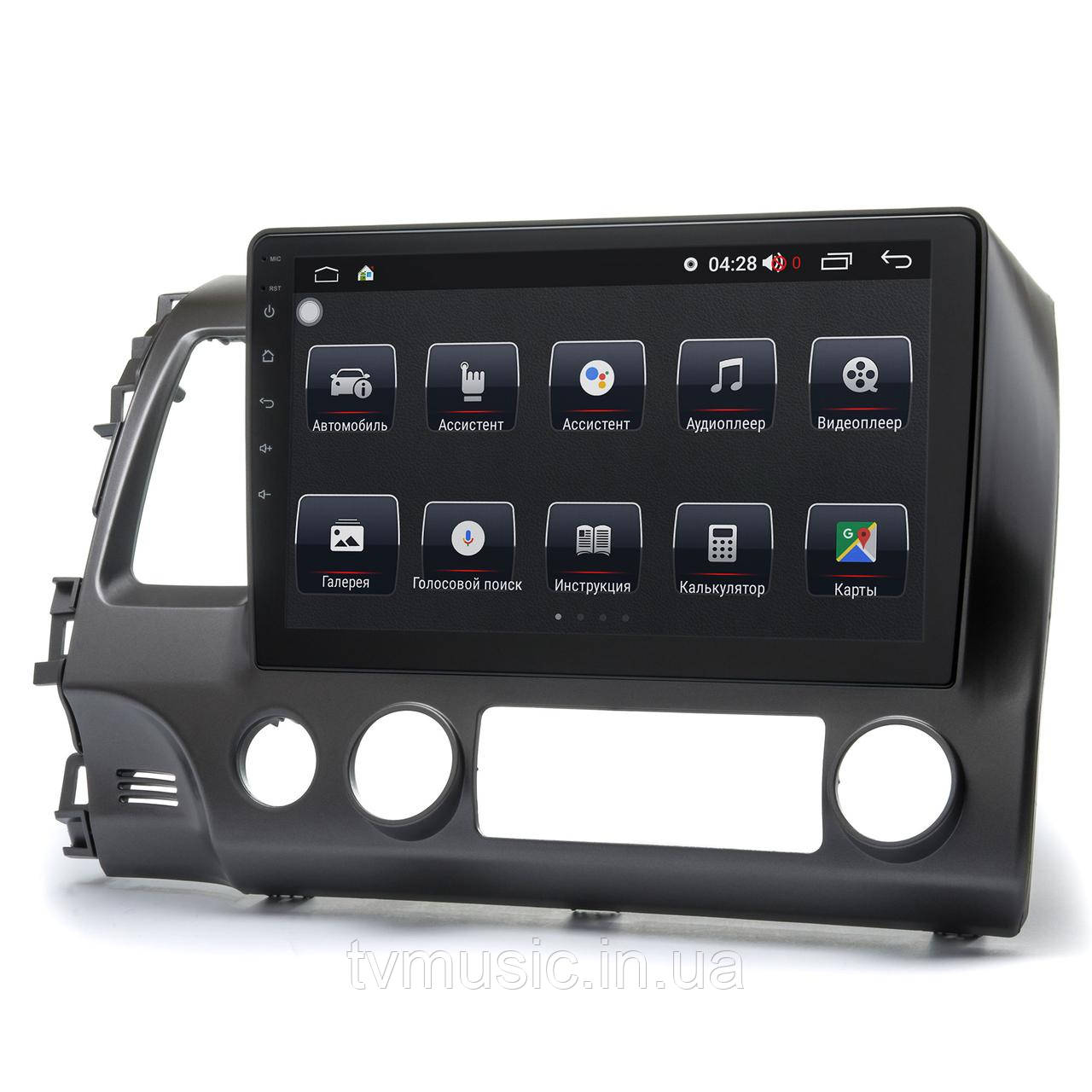 Штатна магнітола PRIME-X 22-063/10M Honda Civic 2007-2011