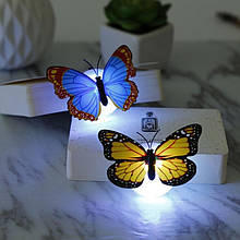 Метелик з LED підсвічуванням для декору (1 штука)