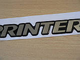 Наклейка s орнамент задній Sprinter 290х45х1.4мм силіконова напис на авто Mercedes Мерседес Спринтер, фото 3