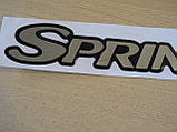 Наклейка s орнамент задній Sprinter 290х45х1.4мм силіконова напис на авто Mercedes Мерседес Спринтер, фото 2