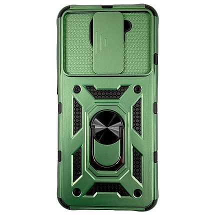 PC + TPU чохол Camshield armor для Xiaomi Redmi Note 9 / зелений, фото 2