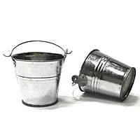 Відерце маленьке для декору з металу набір 12 шт.