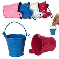 Відро кольорове декоративне мінінабір 12 шт.