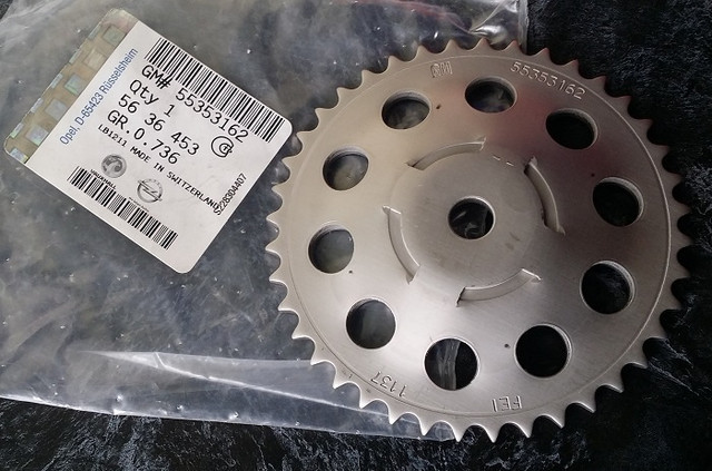 Шестірня розподівала GM 55353162 Z10XE Z10XEP A10XEP X12XE Z12XE Z12XEP A14XEL Z14XEP OPEL Astra-G/H Corsa-C/D