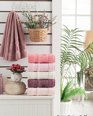 Кухонні Турецькі Рушники Purry Cotton Gulfem 30х50см (6 шт)