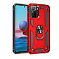Протиударний чохол бампер Shield Magnetic Ring з підставкою для Xiaomi Redmi Note 10 4G / 10s Red, фото 3