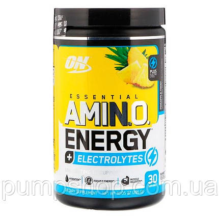 Амінокислоти з електролітами Optimum Nutrition Amino Energy+Electrolytes 30 порц., фото 2