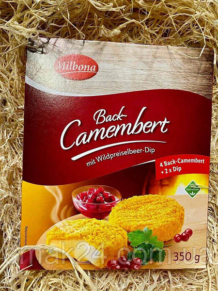 Камамбер із журавлинним соусом Milbona Back-Camembert 350 г Німеччина:  продаж, ціна у Дніпрі. Сири від 