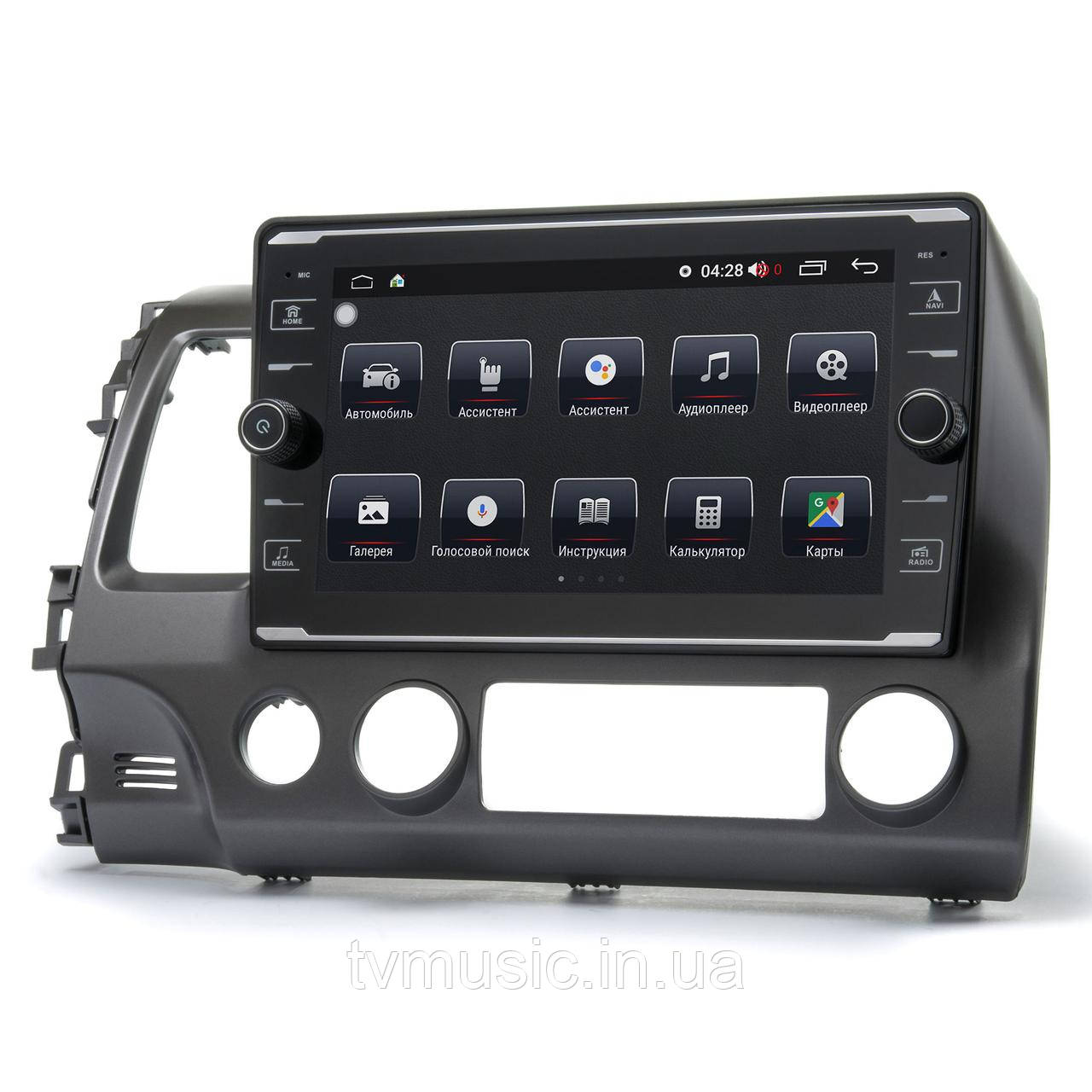 Штатна магнітола PRIME-X 22-063/9K Honda Civic 2007-2011