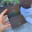 Стильний гаманець Gucci на кнопці для дівчат, фото 5