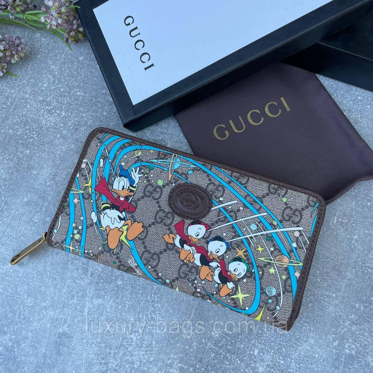 Жіночий стильний гаманець зі шкіри Gucci