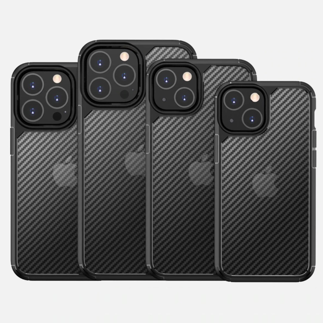 Ударостійкий карбоновий чохол iPaky для iPhone 13