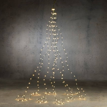 Гірлянда "Конус", "Luca Lighting", 1,6+8 м, колір теплий білий, фото 1