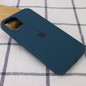 Чохол-накладка Silicone Case (AA) для iPhone 12 Pro Max 6.7" Синій (991217), фото 2