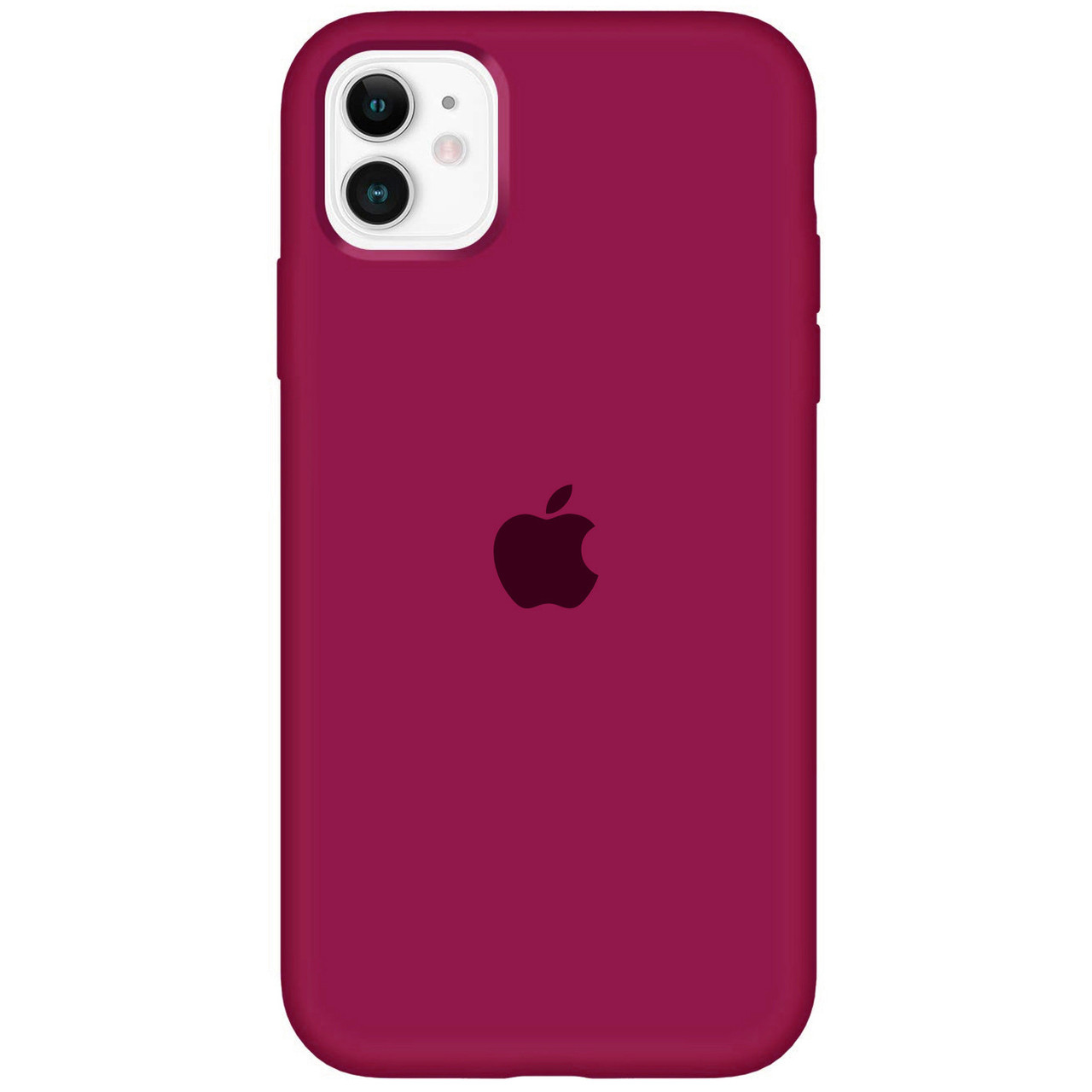 Чохол-накладка Silicone Case (AA) для iPhone 11 6.1" Марсала (633339)