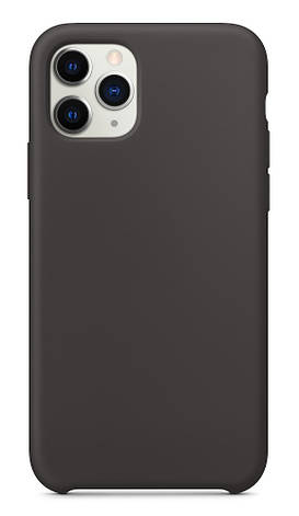 Чохол-накладка Silicone Case (AA) для iPhone 11 Pro Max 6.5" Чорний (602250), фото 1