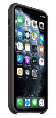 Чохол-накладка Silicone Case (AA) для iPhone 11 Pro Max 6.5" Чорний (602250), фото 2