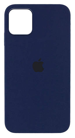 Чохол-накладка Silicone Case (AA) для iPhone 12 Pro Max 6.7" Темно-синій (074872), фото 1