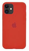 Защитный силиконовый чехол накладка для телефона iPhone 11 6.1" Красный (832787)