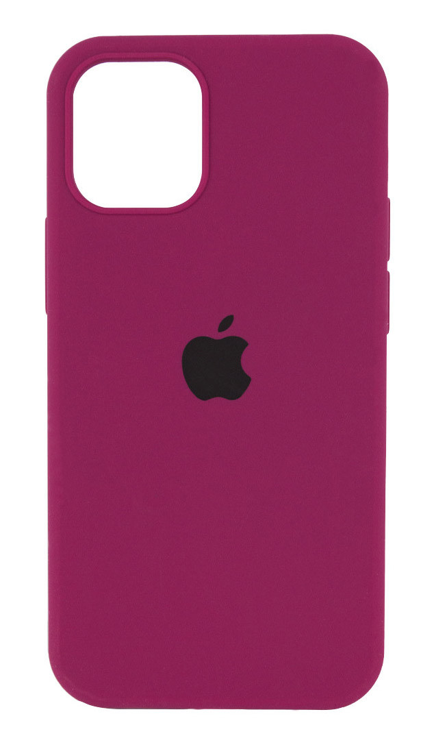 Чохол-накладка Silicone Case (AA) для iPhone 12 Pro Max 6.7" Малиновий (990708)