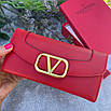 Стильний жіночий гаманець на кнопці Valentino, фото 6