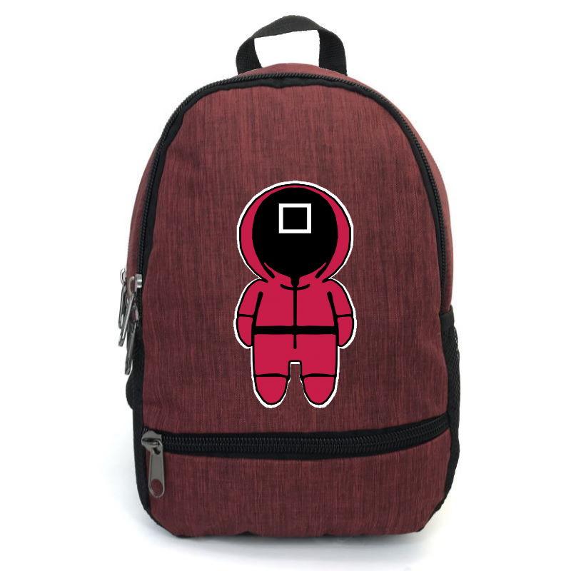 Рюкзак Гра в Кальмара 003 підлітковий Cappuccino Toys (sqd 003-red) червоний