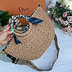 Солом'яна пляжна сумка Christian D ⁇ OR, фото 2