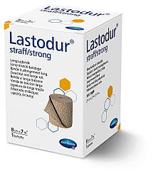 Бинт еластичний високої розтяжності Lastodur straff /strong 8см х 7м 1шт / Ластодур тугий