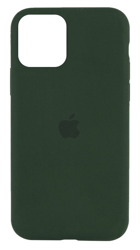 Чохол-накладка Silicone Case (AA) для iPhone 11 6.1" Темно-зелений (119733)