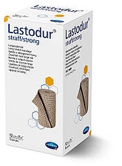 Бинт еластичний високої розтяжності Lastodur straff /strong 12см х 7м 1шт / Ластодур тугий