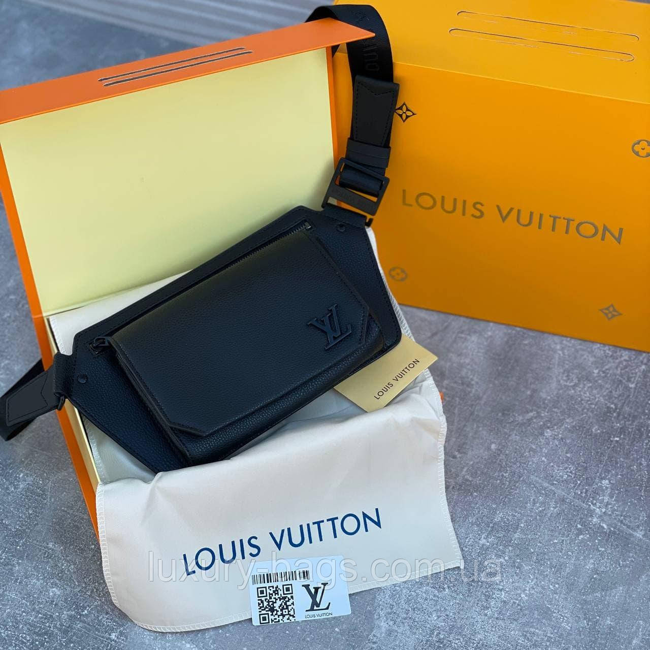 Крута нагрудна сумка (бананка) Louis Vuitton, фото 1
