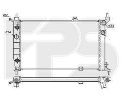 Радіатори охолодження,опалення на Opel