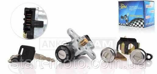 Honda DIO ZX 34/35, Dio27|28 FIT, TACT AF51, LEAD AF48 Замок к-кт з діодом фірма (Lipal) Японія - під оригінал