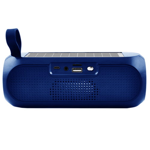 Портативная колонка TG182, Bluetooth, радио, Power Bank, speakerphone, солнечная панель, синий - фото 2 - id-p1529443051