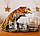Штоф Тигр у стрибку подарунковий набір для алкоголю 43 см Гранд Презент ШП415 цв, фото 6