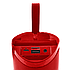 Портативна колонка TG169, підсвітка, Bluetooth, радіо, speakerphone, червоний, фото 2