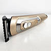Бездротова машинка для стрижки волосся GEMEI GM-6112 акумуляторна. Колір: золотий, фото 3