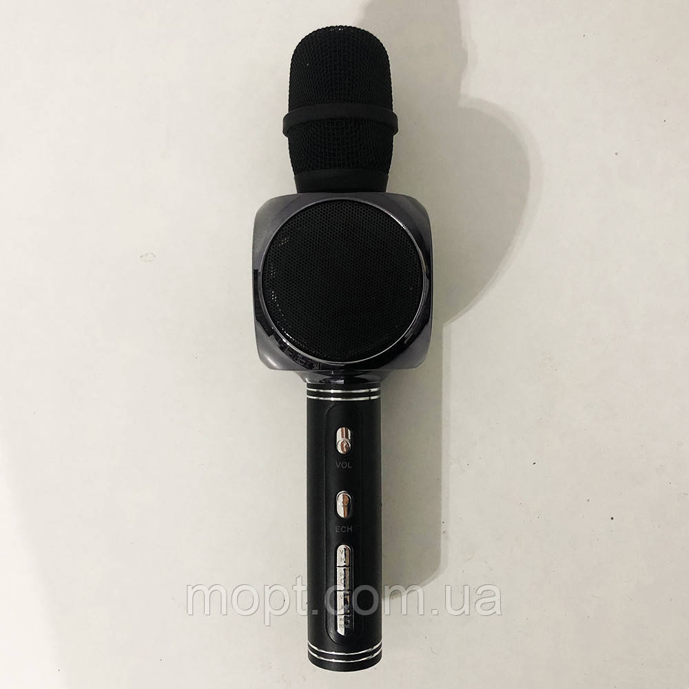 Бездротовий Bluetooth Мікрофон для Караоке Мікрофон DM Karaoke Y 63 + BT. Колір чорний