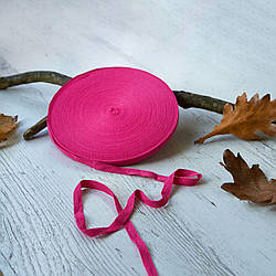 Кіперна стрічка ХБ / колір малиновий / ширина 1 см / замовлення від 1 метра