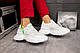 Перфоровані жіночі кросівки білого кольору, фото 2