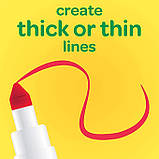 Змивні маркери, фломастери Crayola Super Tips Marker Set, 100 шт.! Оригінал!, фото 2