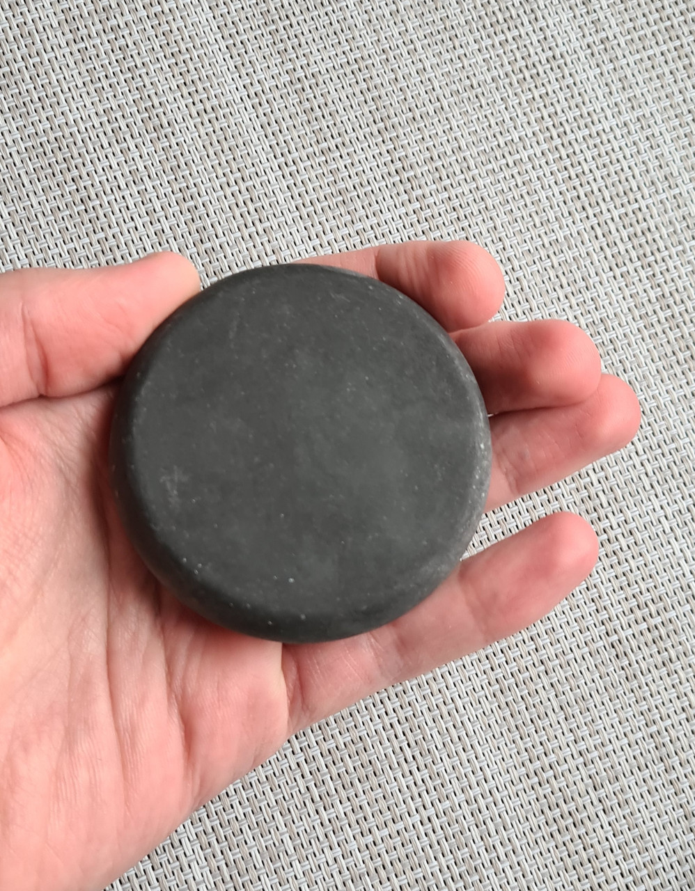 Камінь СПА 7×7×1.8 см круглий базальт масажний для стоунтерапії