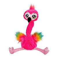 Интерактивная игрушка танцующий Фламинго повторюшка (30 см.), фото 1