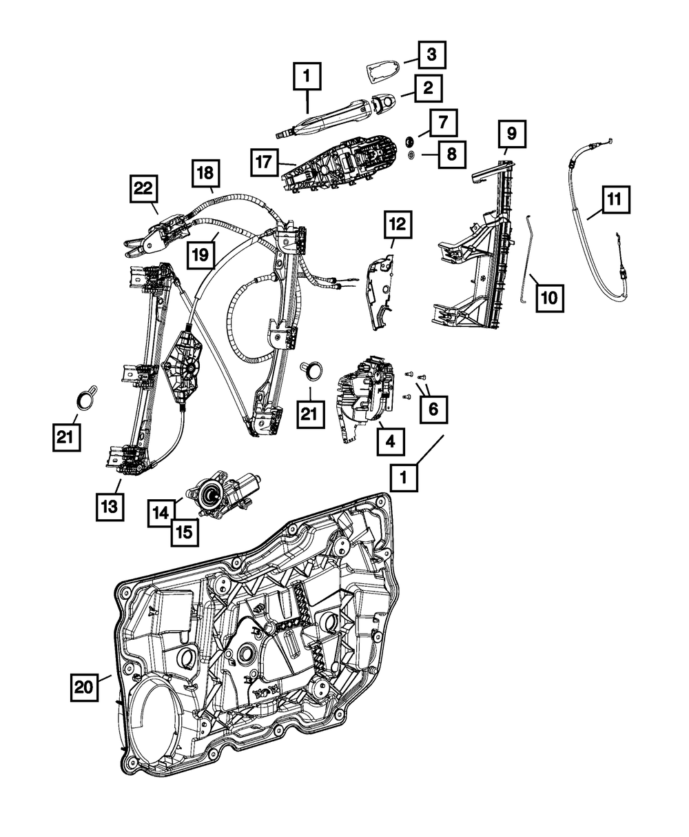 Оригінал б.у. ручка передня ліва chrysler 200, фото 1