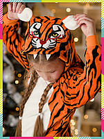 Детские кигуруми Амурский тигр Kigurumirev пижама тигрюша для девочек XS, 90 - 105 см