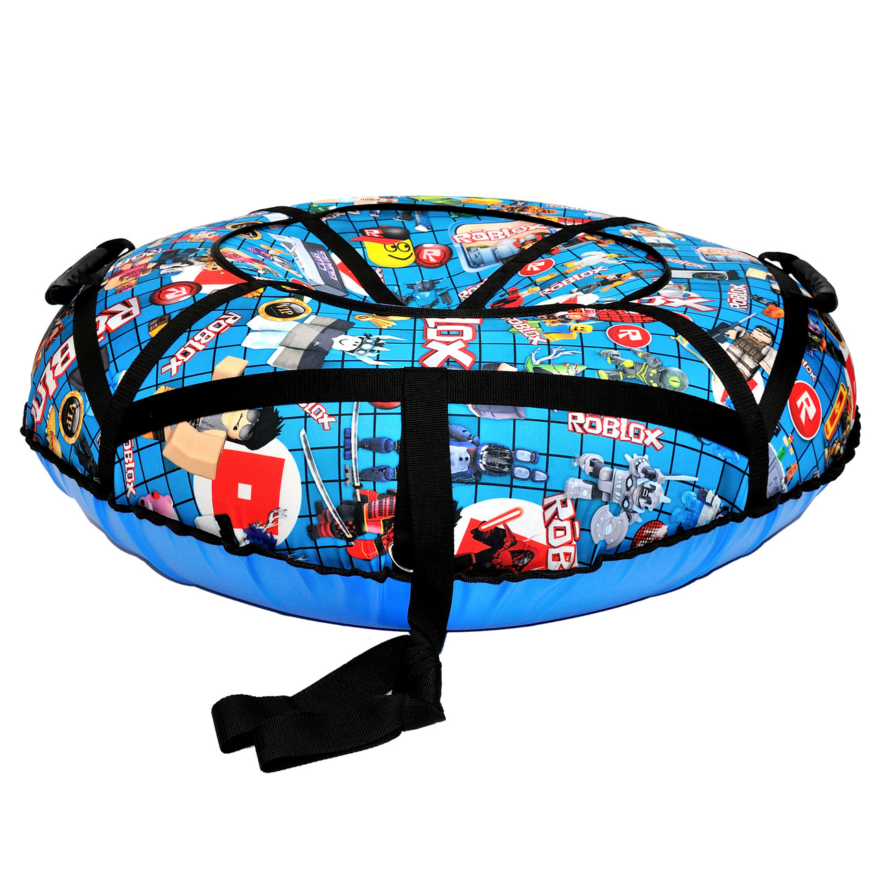 Тюбінг діаметр 100 см"роблекс синій" (Оксфорд, ПВХ) санки ватрушка