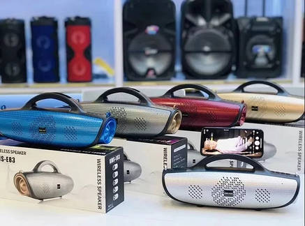 Портативна акустична колонка Wireless speaker KMS-E83, фото 2