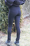 Штани для вагітних турецький трикотаж на флісі зима PS032, фото 5